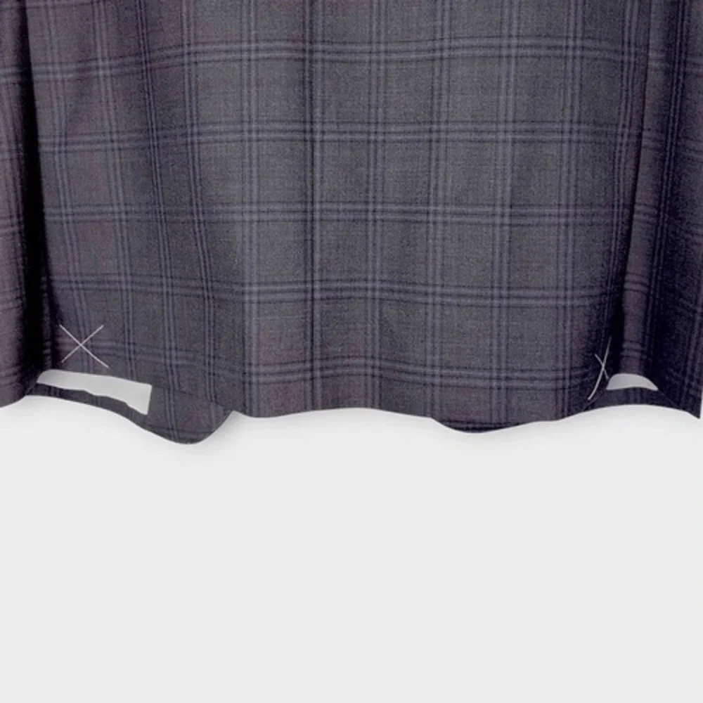 Reveal Mens Sport Coat 48L Blue Plaid‎ Custom UT Longhorns Lined New